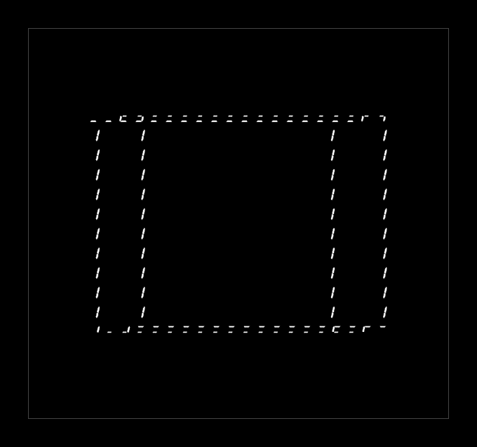 Alfa Zeta flipdigits display - 3d wireframe